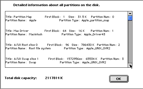 Partition Details Dialog