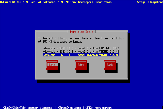 Partition Disks