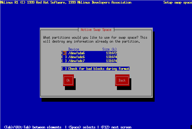 Activate Swap Screen